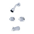 thumbnail image 1 of Two Handle Tub & Shower Set - Polished Chrome, 1 of 1