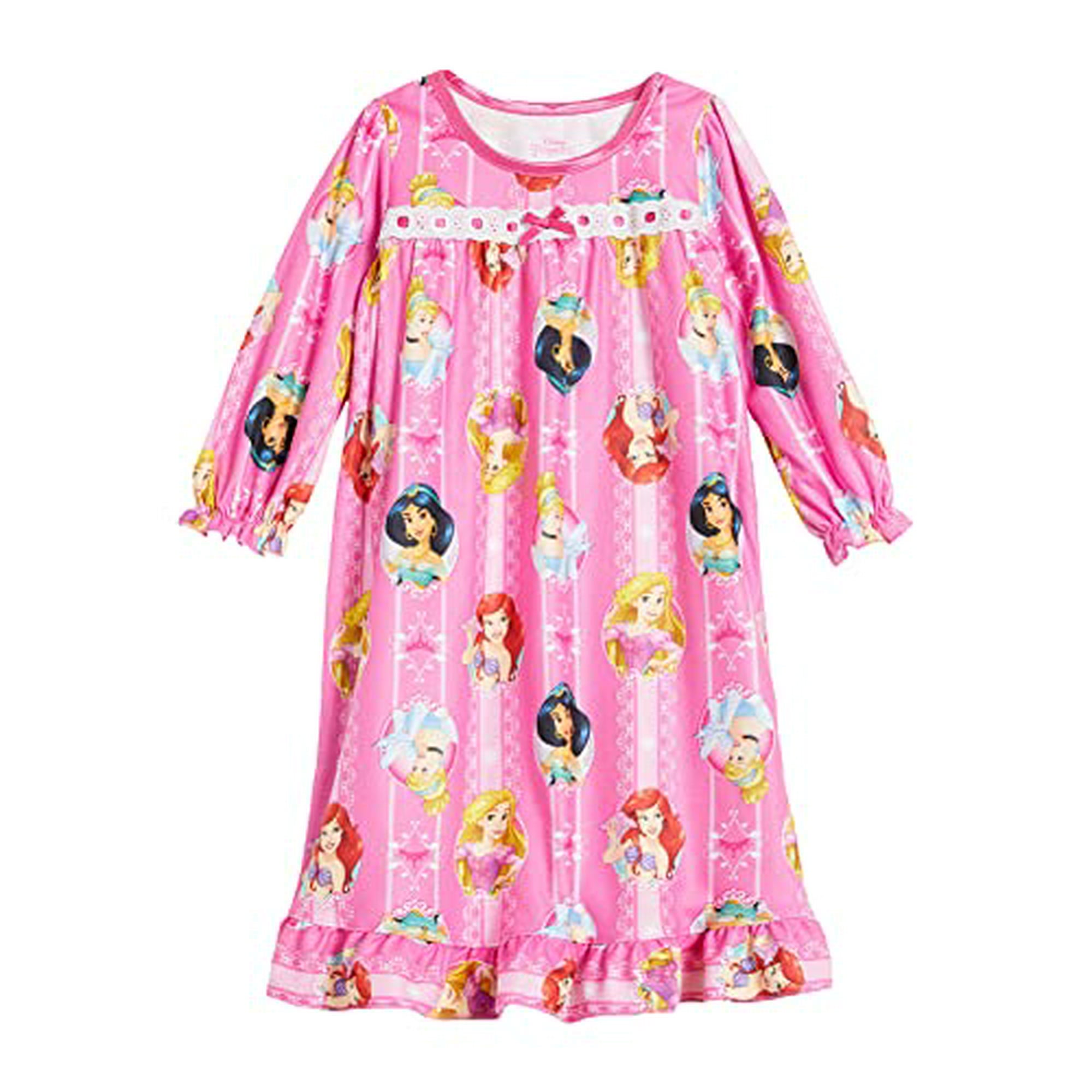 Disney Girls Big Princess Nightgown So Pretty 2 4 Walmart