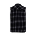 thumbnail image 3 of yillto Mens Sleeveless Tops Button down Plaid Tank Shirts Summer Casual Blouse Top for Beach Vacation, 3 of 4