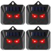 4Pcs Solar Predator Control Light Coyote Deterrent Deer Bird Repeller Lamp Animal Repellent for Garden Farm