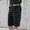 thumbnail image 6 of HKYNLAG Mens Tactical Cargo Work Shorts Waterproof Ripstop Stretch Outdoor Fishing Hiking Shorts with Multi-Pocket (No Belt) Black XL, 6 of 8