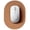 Caramel Brown, variant on PROMATTOO Small Mouse Pad for Laptop 2/4 Pack,Oval & Waterdrop,Vegan Leather Mini Travel Mouse Pad,Waterproof, Non-Slip