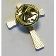 thumbnail image 2 of Flagline Cross Lapel Pin, Gold, 0.38" + 0.78" + 1.06", 2 of 2