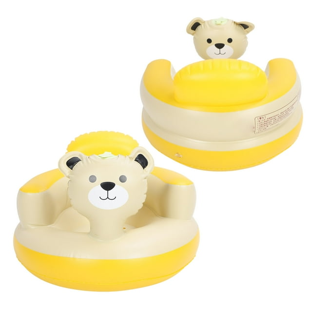 Sofá Inflable Para Bebé, Bomba De Aire Integrada, Bolsa De Gas Independiente, Asiento De Apoyo Infantil De PVC Para Césped Al Aire Libre Junto Al Mar