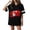 Black Short Sleeve, variant on Soccer Jersey for Women Crew Neck Football Summer Shirts Short Sleeve Basic National Emblem Detail 2026 Tops Spain Brazil Argentina France Germany Portugal Navy 3XL
