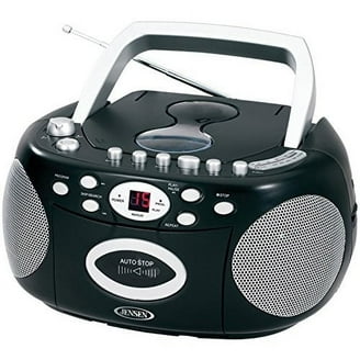 Jensen Portable Stereo AM/FM Radio, Bluetooth MP3 Boombox, CD-590