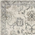 thumbnail image 4 of HomeRoots 9'x13' Ivory Machine Woven Distressed Floral Traditional Indoor Area Rug - 350269, 4 of 5