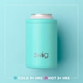 thumbnail image 2 of Swig Life Enfriador De Latas Estándar De 12 Oz Con Aislamiento Para Botellas Y Latas De Acero Inoxidable, Cubiertas Para Latas Para Botellas De Cerveza Estándar De 12 Oz, Accesorios De Playa Para Muje, 2 of 4