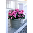 thumbnail image 3 of The HC Companies 20" Indoor Outdoor Marina Plastic Planter Pot, Chocolate Brown, 3 of 3