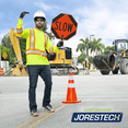 thumbnail image 6 of JORESTECH Hi-Vis X-Back, Long-Sleeved, Two-Toned Work Safety T-Shirt, TS-15 (Yellow, L), 6 of 8
