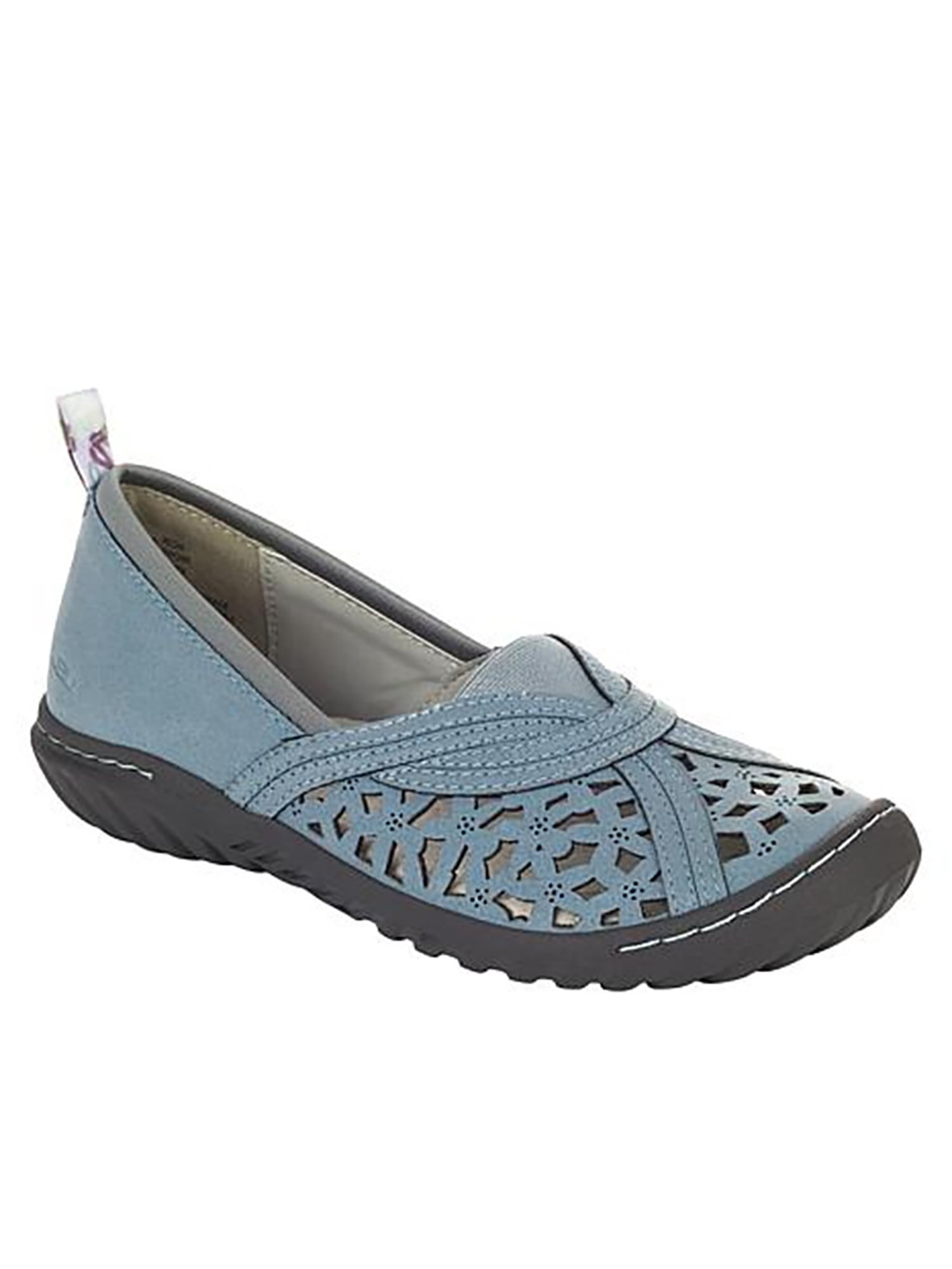 AU_ Women's Elastic Flats Shoes Ladies Breathable Casual Knit Slip On Shoes Surp 