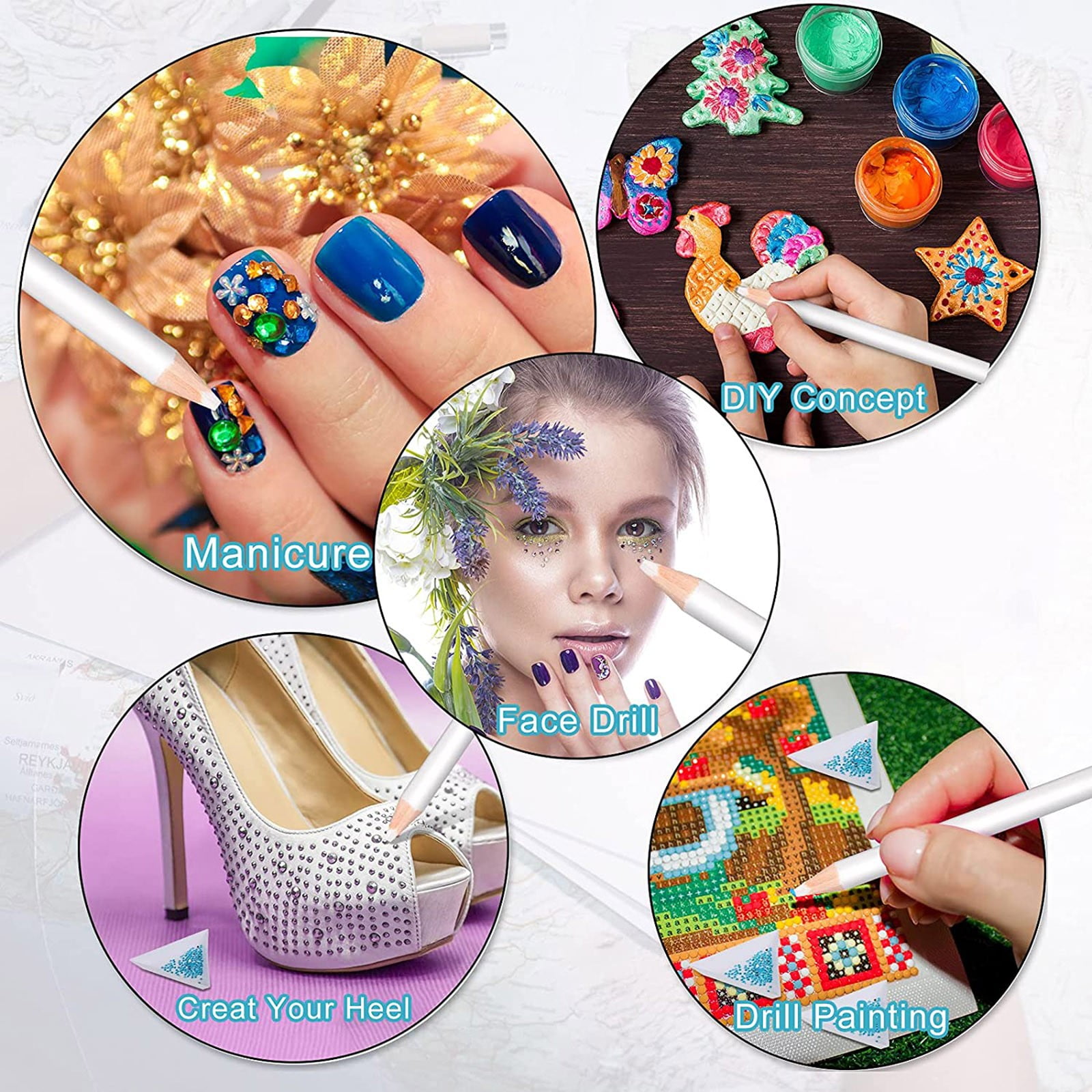 Nail Brushes for Nails Nail Dips for Girls Nail Things for Beginners Nail Remover Painting Brush Nail for Clean up Nail Items Storage on Nail Display Stand Stickers Automatic Nail