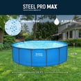 thumbnail image 4 of Bestway Steel Pro MAX 15’ x 48" Metal Frame Above Ground Pool, Blue, POOL ONLY, 4 of 11