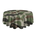 thumbnail image 5 of Camouflage Round Tablecloth 60x60in(153x153cm) – Waterproof Polyester Table Cover with Full Print Design, Wrinkle Resistant & Washable for Kitchen Dining Party Decor, 5 of 6
