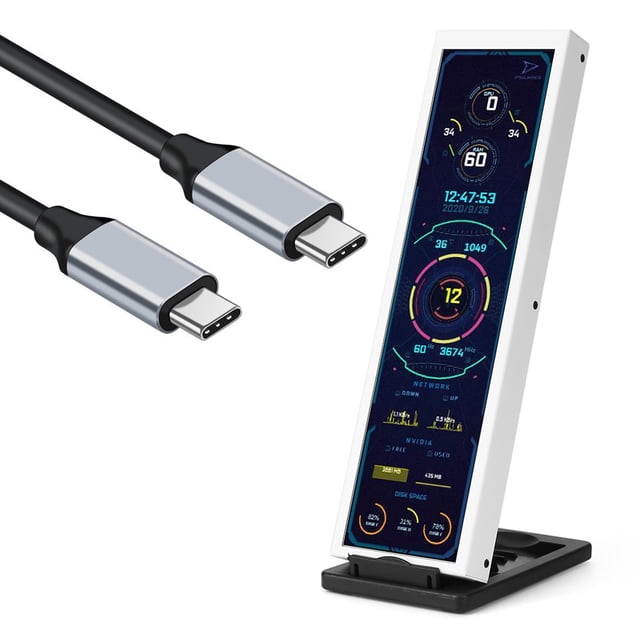 Pantalla Lcd Monitor táctil capacitivo IPS de 8,8 pulgadas para Windows Linux (capacitivo blanco) Likrtyny Para estrenar