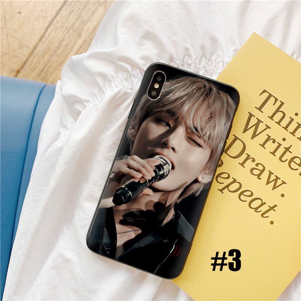iphone 5 5s se 6 6s plus 7 8 plus x xr xs max silicona suave tpu caso del teléfono ax11 bts kim tae hyung v