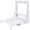 White, variant on Kojooin Queen Wood Murphy Bed with Shelf and Desk, White