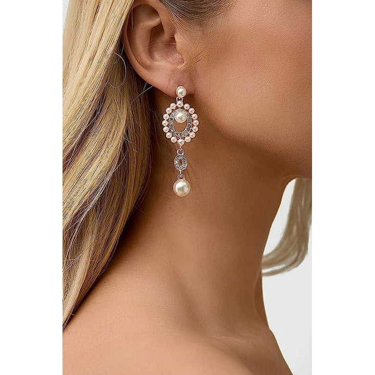 1920s Flapper Art Deco Gatsby Earrings 20s Flapper Gatsby