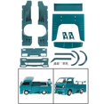 thumbnail image 3 of Kits Envolventes de Cuerpo de Plástico, Visera Decorativa para Ventana, Deflector , Alerón Trasero para per per per RC, Accesorios para Coche, Re Verde, 3 of 8