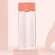 thumbnail image 5 of Botella de Agua Cuadrada Preciosa Taza de Agua de 480 Ml, Fácil de Llevar naranja Soledad Soporte transparente para bebidas, 5 of 10