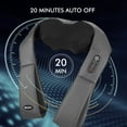 thumbnail image 4 of MARNUR Neck and Shoulder Massager, Deep Kneading Massager with Heat for Full-Body, Gray, 4 of 10