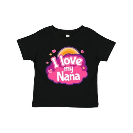 

Inktastic I Love My Nana Grandchild Girls Toddler T-Shirt