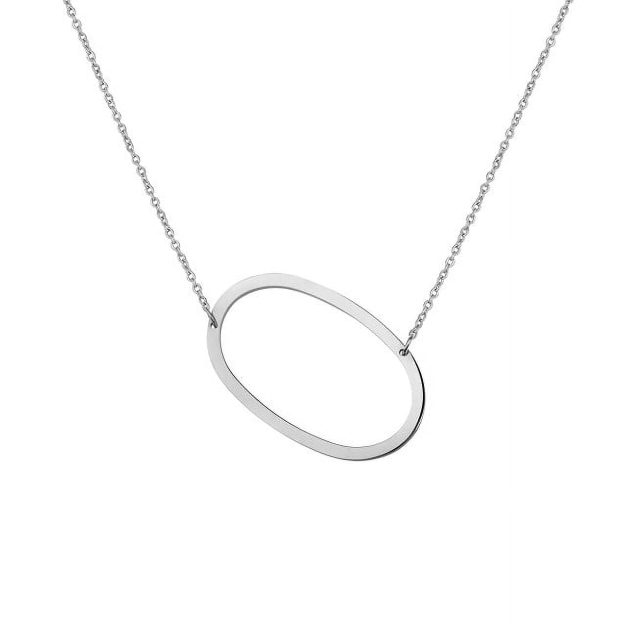 Personalized Initial Letter Necklace with Custom Engraving - Custom Initial Necklace - Oversized Letter Necklace - Sideways Initial Necklace for Women - Gift for Her - Jewelry Gift Set