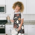 thumbnail image 4 of Autumn Halloween Scene Pattern Kids Aprons for Girls and Boys,Adjustable Neck Strap Toddler Aprons for Kids Cooking Baking,23.6"x19", 4 of 7