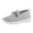 Grey, variant on Cool Women'S Mesh Slip-Ons Women'S Flexible Sports Sneakers Women Casual Shoes Fashionable And Minimalist Chain Decoration Mesh Breathable Comfortable Flat Bottom Non Slip