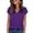 Purple, variant on Iaqnaocc Womens Tops Casual Short Sleeve V-Neck Tops Tees Trendy Summer T Shirts Loose Fit Work Tees Wine M
