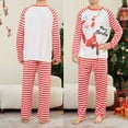 thumbnail image 5 of SILVERCELL Christmas Long Sleeve Pants Family Pajamas Santa Claus Pattern Cotton Warm Leisure Wear, 5 of 7