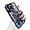 Blue 2, variant on Electroplated Astronaut Rings Phone Case with Invisible Stand with or Without Gradient Glitter Paper, Drop Proof for iPhone 15 14 13 12 11 Pro Max XS XR X Phone Case (Black 2,iPhone 14 Plus)