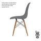 thumbnail image 5 of Set de 4 sillas Comedor tipo Eames Minimalistas Reforzadas Gris LUMO, 5 of 7