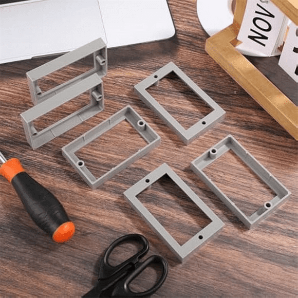 6 Electric Box Extender,1/2 Inch Single Gang Receptacle Outlet Box Extenders for Electric Outlet Switch