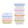 thumbnail image 1 of Contenedores de almacenamiento de alimentos ECOBERI de silicona plegable, 12 oz x 4, 1 of 7