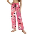 thumbnail image 3 of MLQIDK Womens Pumpkin Bat Ghost Print Pajama Pants Halloween Funny Halloween Pjs Elastic Waist Plus Size Halloween Pajamas Loose fit Drawstring Pumpkin Pajamas Fall Pjs, 3 of 4