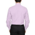 thumbnail image 3 of Men's Berlioni Long Sleeve Regular Fit Button Up Solid Dress Shirt, 3 of 5