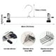 thumbnail image 2 of Perchas para Pantalones con Clip 40cm Ganchos para Ropa Perchas de Metal Ligero Resistent Antideslizantes Duradera Ajustables con Gancho Giratorio Perchas para Faldas Jeans Adultos Hogar, 2 of 7