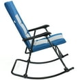 thumbnail image 6 of Topbuy 2-Piece Foldable Rocking Chair Enlarged Rocker Chair with Cotton Clip Blue, 6 of 6