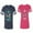 Men Navy / Women Pink, variant on King Queen Pentagon Emerald Gold Matching Couple Cotton Jerseys (Men Navy / Women Black) (Men S / Women S)
