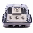thumbnail image 2 of Car Audio Power Distribution Block 3 Way Wire Distribution 1x 0 Gauge AWG In, 3x 4 Gauge AWG Out Fits For Boat Vehicles Auto Car, 2 of 6