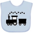 thumbnail image 3 of Inktastic Valentines Day Heart Choo Choo Train Boys Baby Bib, 3 of 4