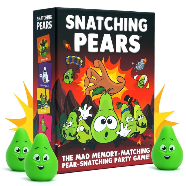 ¡Arrebatando peras! - El divertido juego de fiesta para combinar recuerdos y robar peras | Juego de mesa familiar para niños, adolescentes y adultos | 2-6 jugadores mayores de 7 años