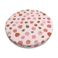thumbnail image 2 of Lsque Hand Drawn Strawberry Round Bar chair cushion covers Velvet Fabric Premium Comfort Protects from Scratches and Stains for 14-17 Inch Chair- 14 inch, 2 of 7