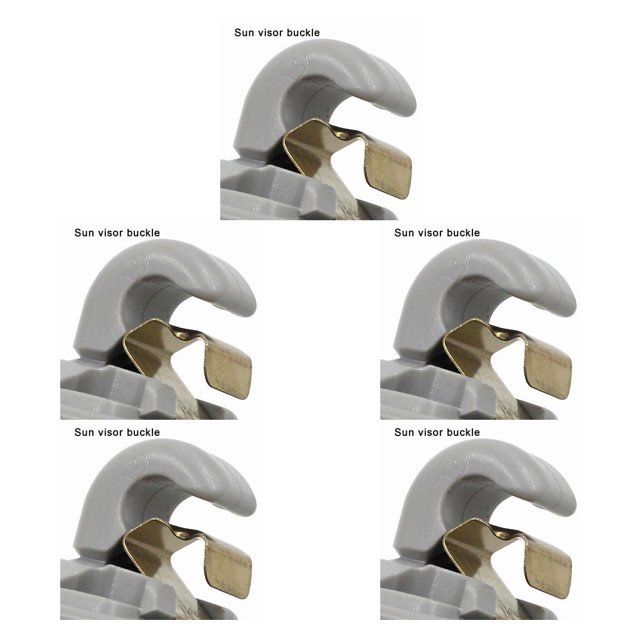 Speravity 8U0857562 Visera para el sol interior Soporte de clip de gancho de plástico Reemplazo de la cubierta del gancho de suspensión automática para Type2 Speravity CBP140074