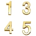 thumbnail image 4 of Yuarrent Espejo dorado de 5 Cm, ​​número de casa Digital, galvanoplastia de plástico, 0-9, señal de número de casa de habitación, accesorios de Decoración del hogar 1 Yuarrent JJ23215-01, 4 of 6