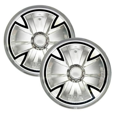 4.5 in. Diamond Cut Iron Cross Spotlamp with H3 Bulb & Clear Lens