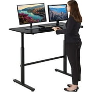47 Inches Standing Desk for Laptop Stand Up Desk Adjustable Height Computer Desks for Home Office Sit-Stand Desktop Workstation