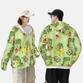 thumbnail image 3 of Rocae Cute Dinosaurs Cartoon Print Breathable Sun Protection Hoodie Quick-Dry Lightweight Long Sleeve Hoodie Unisex Running Sports Shirt Large, 3 of 9