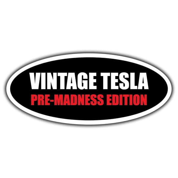 Imán para coche ArkWisdom Funny Anti Elon Vintage, 6 x 2,7 pulgadas, paquete de 2